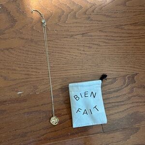 Madewell Aquarius Zodiac Pendant Necklace